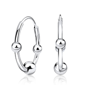 Fashion Silver Hoop Earring HO-1750